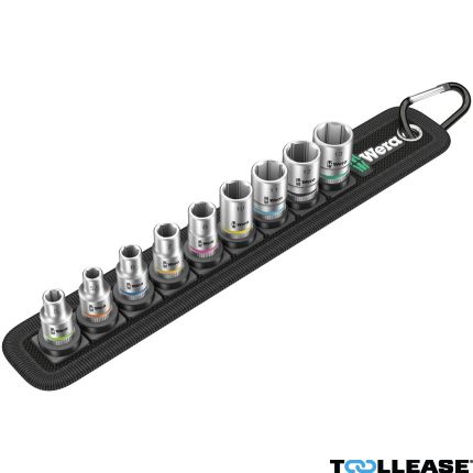 Wera 05003883001 Belt 4 Zyklop Doppen set met 1/4" aandrijving - 1