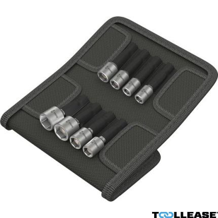 Wera 05073495001 869/4 M Set Dopbits 50mm magnetisch 8-delig in etui - 1