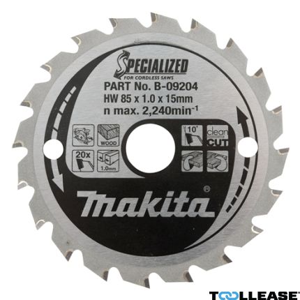 Makita B-09195 HM zaagblad 190 x 30 x 24T - 1