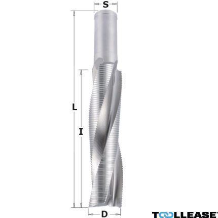 CMT 195.400.51 Schrobfrees Z3 met positief spiraal, rechts, voor gelijmde houtconstructies 40mm, schacht 30mm - 1