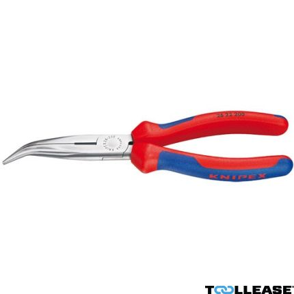 Knipex 26 22 200 Telefoontang gebogen + zijsnijder 200 mm - 1