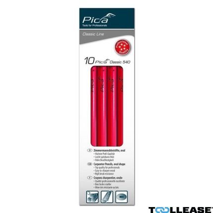 Pica PI54024-10 Timmermans Potlood 540/24 10 stuks - 1