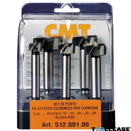 CMT 512.001.00 Set van 5 SP cylinderische potscharnierboren, rechts - 1