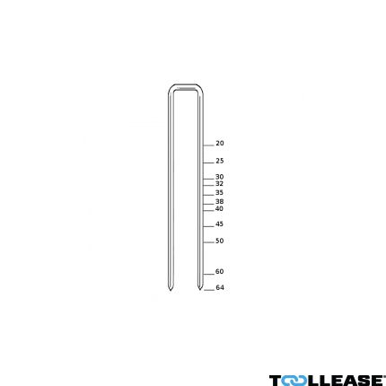 Haubold 650402 KG700-20 CNK Niet 20 mm Verzinkt 7.500 stuks - 1