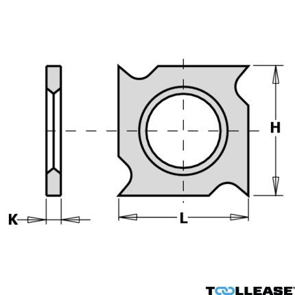 CMT 790.183.00PP WPL wisselmes F1730 18x18x2,95 mm (2 stuks) - 1