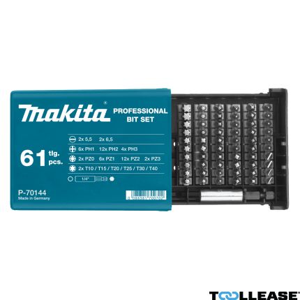 Makita P-70144 61-delige bitset in hoog kwalitatieve plastic box. - 1