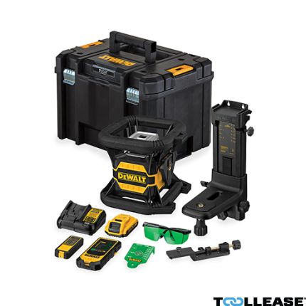 DeWalt DCE080D1GS-QW DCE080D1GS Roterende laser Groen 18 Volt 2.0 Ah Li-ion met Bluetooth - 1