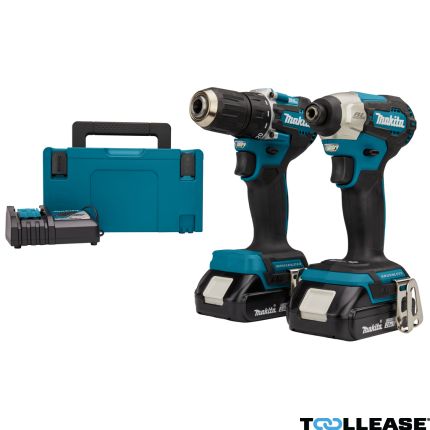 Makita DLX2423AJ - DDF487 Accuboor + DTD157 Slagschroever 18V 2,0 AH Li-ion - 1