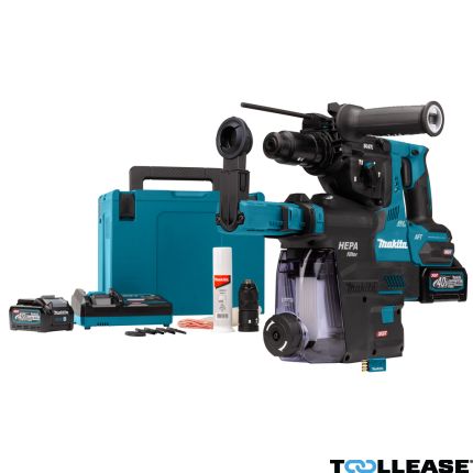 Makita HR002GM204 Combihamer SDS-Plus 40V Max 4,0Ah Li-Ion met stofafzuiging - 1