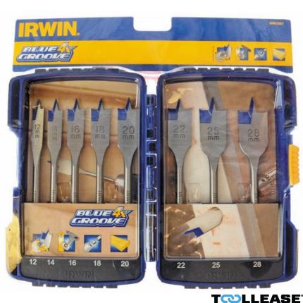 Irwin 10507603 Blue Groove 4X Speedborenset 8-Delig - 1