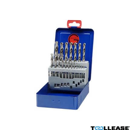 Bohrcraft 11201310019 MG10 19-delige Spiraalboren set DIN 338 HSS-G in metalen cassette - 1