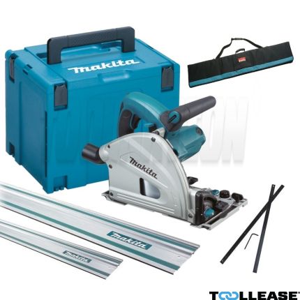 Makita SP6000J1X2 230V Invalcirkelzaag 165 mm + 2 x rail + koppelstrips + opbergtas - 3