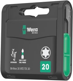 Wera 05057771001 Bit-Box 20 BTZ TX 20x25 , 1/4" zeskant