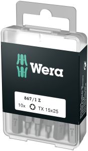 Wera 05072407001 867/1 Torx bits DIY 15x25, 10-stuks