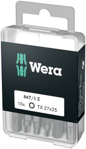 Wera 05072410001 867/1 Torx bits DIY 27x25, 10-stuks