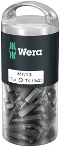 Wera 05072446001 867/1 Torx bits DIY 10x25, 100-stuks