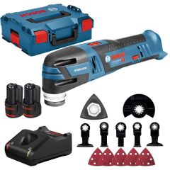 Bosch Blauw GOP 12V-28 Accu-multitool 12V 3,0Ah Li-Ion + accessoire set 06018B5006