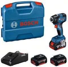 Bosch GDR 18V-200 Accuslagschroevendraaier 18V 3 x 4.0Ah Li-Ion in L-Case 0615990N0Y + 5 jaar dealer garantie!