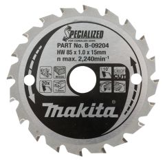 Makita B-09195 HM zaagblad 190 x 30 x 24T