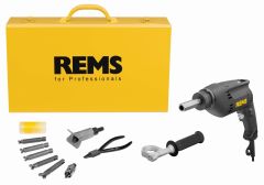 Rems 151002 R220 Hurrican Set 3/8-1/2-5/8-3/4-7/8" Elektrische Buisuithaler