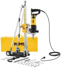 Rems 180035 R220 Picus DP Set Titan diamantboormachine met micro impuls techniek + boorstandaard Titan