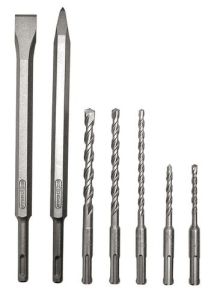 Flex-tools 368571 Beitel- en boorset SDS plus, 7 delig