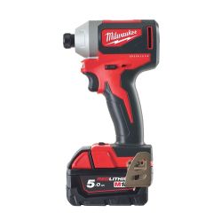 Milwaukee M18 BLID2-502X Koolborstelloze 1/4"Hex Compact Slagschroevendraaier 18V 5.0Ah Li-Ion 4933464520