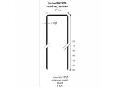 Haubold 503608 Niet BS29000-85 Beitelpunt RVS1.920 stuks