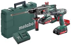 Metabo 685083000 Comboset 2.3.2 18V 2,0Ah Li-Ion - BS18 Accuboor + KHA18LTX Boorhamer