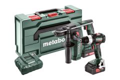 Metabo Comboset 2.5.2 18V 4.0/2.0Ah Li-Ion - BS18LT BL Accuboor + BH18LTX BL 16 Boorhamer 685182000