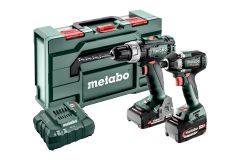 Metabo 685194000 Combo Set 2.8.2 18V 4.0/2,0Ah Li-Ion - BS18L accuklopboor + SSD18 LT 200 BL Slagschroevendraaier