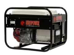 Europower EP6000LN stroomaggregaat 6 KVA met Honda benzinemotor 2x 230Volt (16A) Hand startend 950000604