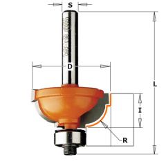 CMT 964.580.11 Bolle Radiusfrees R=8 met geleidelager 31,7 x 14,3 mm schacht 12 mm