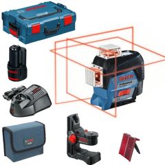 Bosch Blauw 0601063R02 GLL3-80 C Kruislijnlaser + BM1 houder 12V 2.0Ah Li-Ion