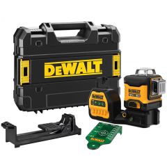 'DeWalt DCE089NG18-XJ Zelfnivellerende Kruislijnlaser 3x360° Groene Straal 12/18 Volt excl. accu"s en lader'''