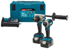 Makita DLX2432TJ Comboset - DDF486 Accuboor + DTD153 Slagschroever 18V 5,0 AH Li-ion in Mbox