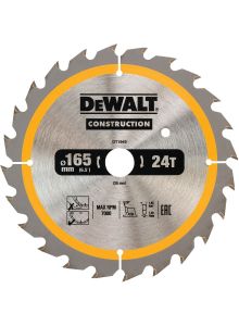 DeWalt DT1949-QZ Cirkelzaagblad 165 x 20 mm 24T ATB 24°