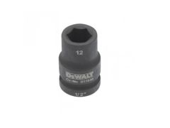 'DeWalt Accessoires DT7530-QZ IMPACT Zeskantdop 12 mm x 1/2"'' Kort'''