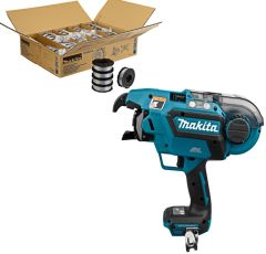 Makita DTR180ZJSET2 SETVOORDEEL 2 - 30 dozen gegalvaniseerd vlechtdraad 191A57-9 + gratis DTR180ZJ Accu Vlechtmachine 14,4 - 18 Volt excl. accu´s en lader