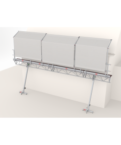 Altrex C500401 MTB Doorwerkscherm voor Triangelbrug Lengte 4.00 mtr.