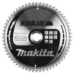 Makita B-09058 HM-zaagblad Hout 216 x 30 x 60T