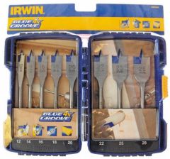 Irwin 10507603 Blue Groove 4X Speedborenset 8-Delig