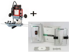 Lignatool LT080STLO65 Zwaluwstaart Freesmal set startpakket + Mafell LO65 Ec Midimax bovenfrees