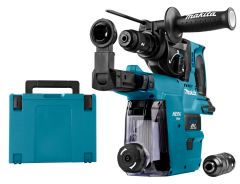 Makita DHR243ZJW Combihamer 18 Volt Body + DX ingebouwde afzuiging