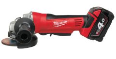 Milwaukee 4933441300 HD18 AG-115-402C Li-Ion accu haakse slijper set 115mm 18V (2x 4.0Ah accu)