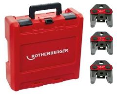 Rothenberger 015063X Persbekken Set TH Standaard 16-20-26 mm in Rocase