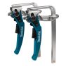 Makita 199826-6 Geleiderail Snelspan klemset 2 stuks - 1