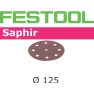 Festool 493124 Schuurschijven Saphir STF D125/90 P24 SA/25 - 1