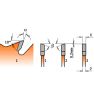 CMT 271.235.36M Ultra dun Schulpzaagblad met zaagbegrenzer 235 x 30 x 36T - 2