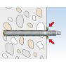 Fischer 95698 Ankerstang RG M 8 x 150 ev staalkwaliteit 5.8 10 stuks - 5